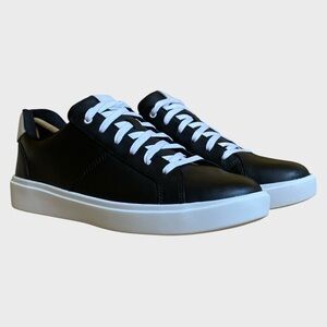 NWB Cole Haan Grand Crosscourt Coaster Women's Sneakers 9.5 Black Leather Preppy